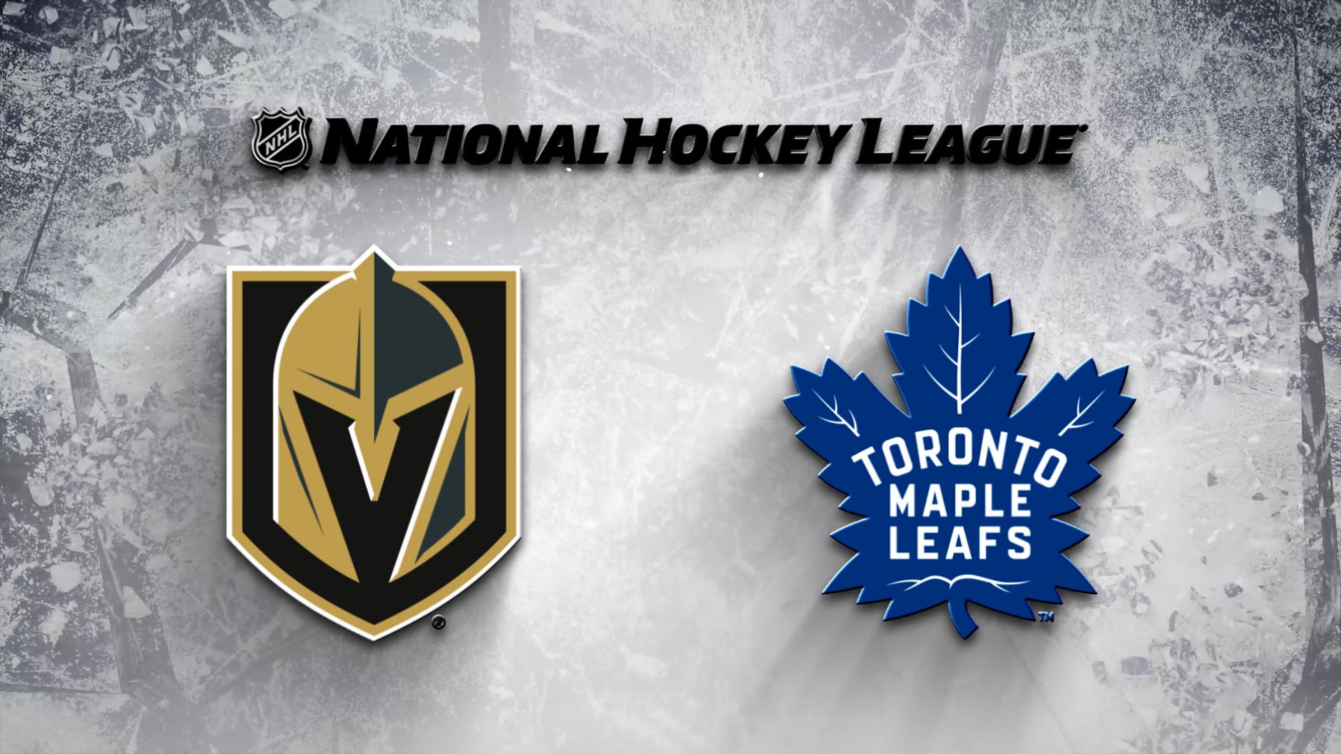 Toronto Maple Leafs Vs. Vegas Golden Knights