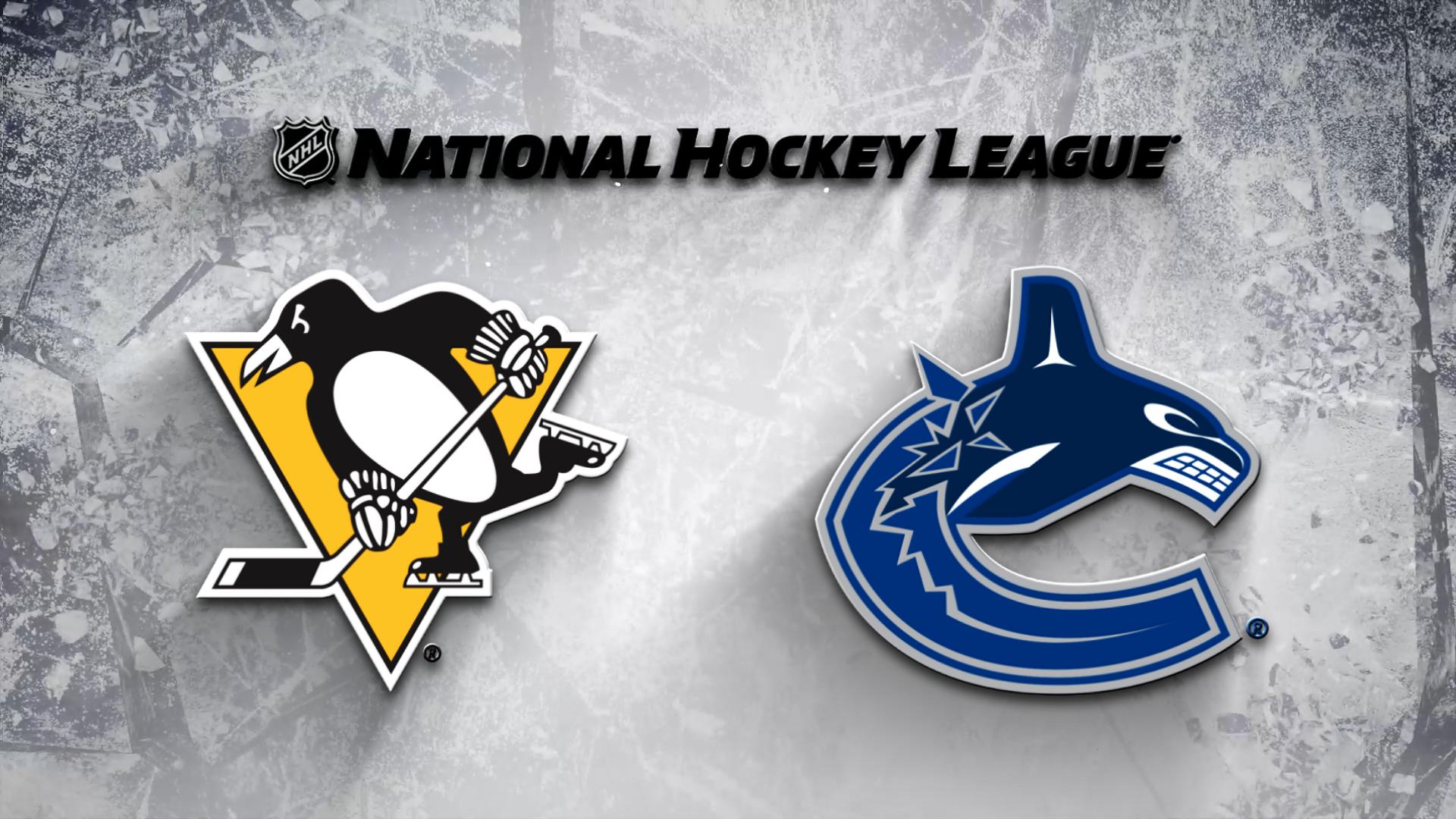 Vancouver Canucks vs. Pittsburgh Penguins