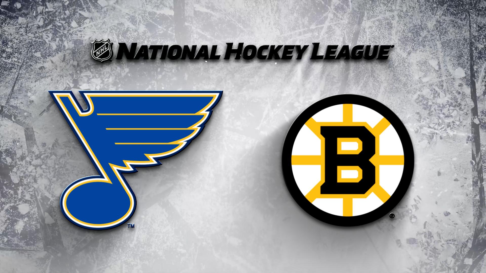 Boston bruins vs st louis blues