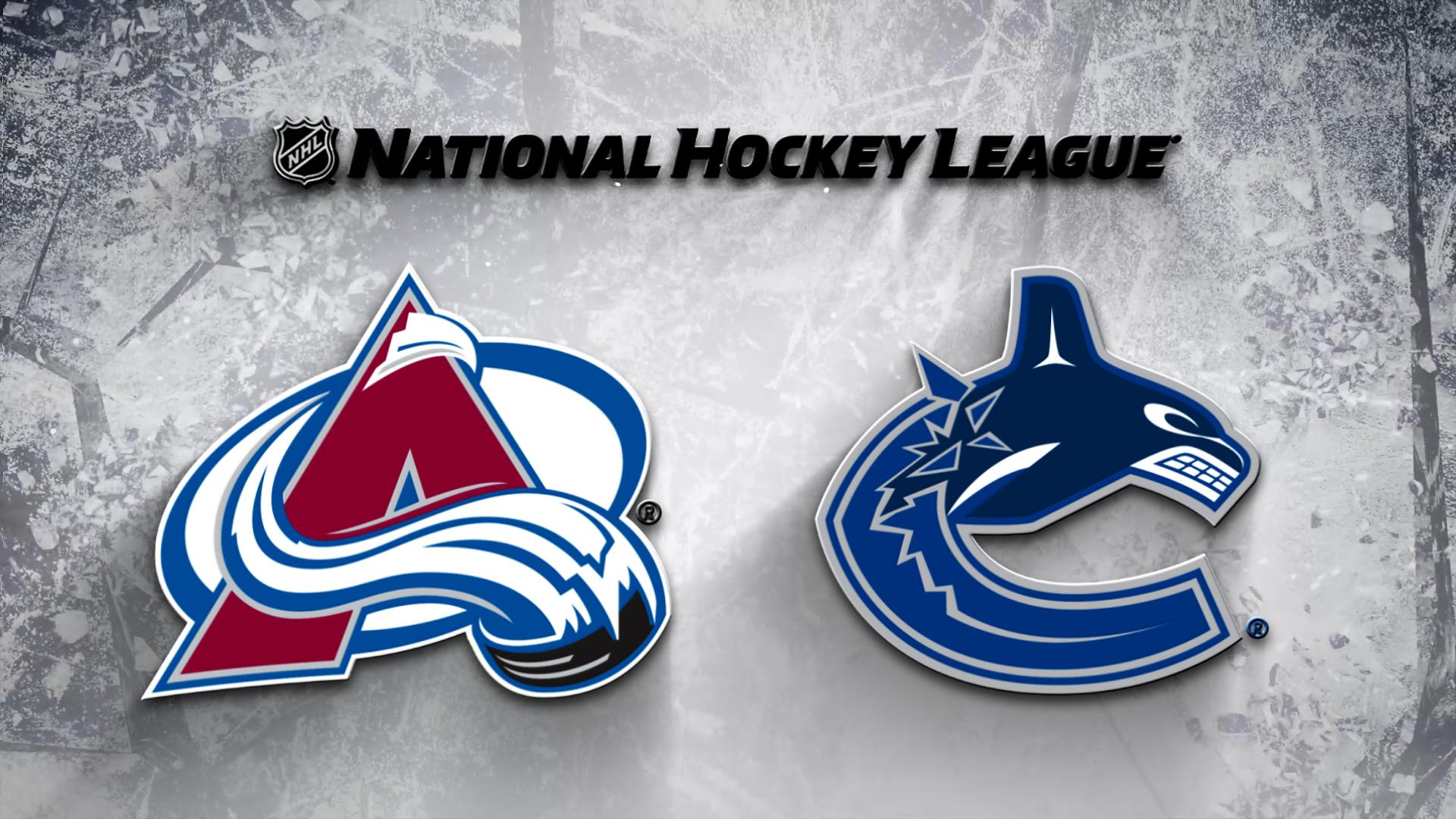 Vancouver Canucks vs. Colorado Avalanche